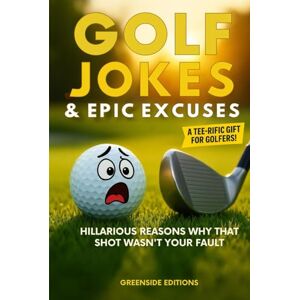 EDITIONS, GREENSIDE Golf Jokes & Epic Excuses: Hilarious Reasons Why That Shot Wasn’t Your Fault. The Funniest Clean Golf Gift Full of Wit, Laughs and Relatable Humor Every Golfer Can Enjoy. (The Clubhouse Collection) EDITIONS, GREENSIDE Golf Jokes & Epic Excuses: Hilarious Reasons Why That Shot Wasn’t Your Fault. The Funniest Clean Golf Gift Full of Wit, Laughs and Relatable Humor Every Golfer Can Enjoy. (The Clubhouse Collection)