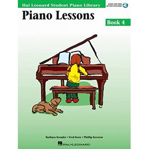 Various HAL LEONARD STUDENT PIANO LIBRARY PIANO LESSONS BOOK 4 (BOOK/CD) PF Various HAL LEONARD STUDENT PIANO LIBRARY PIANO LESSONS BOOK 4 (BOOK/CD) PF