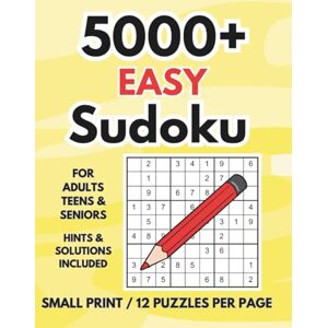 Lex Max Belle 5000+ EASY Sudoku: For Teens, Adults and Seniors Premier Brain Boosting Sudoku puzzle Book with 12 grids per pages for Relaxed Daily Logic Fun ... online (LexMaxBelle's Sudoku Overload Mode) Lex Max Belle 5000+ EASY Sudoku: For Teens, Adults and Seniors Premier Brain Boosting Sudoku puzzle Book with 12 grids per pages for Relaxed Daily Logic Fun ... online (LexMaxBelle's Sudoku Overload Mode)
