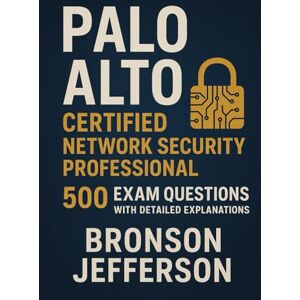 Jefferson, Bronson Certification Palo Alto Networks Certified Network Security Professional (PCNSC / NetSec-Pro) Practice Gude: 500 Exam Questions with Detailed Explanations Jefferson, Bronson Certification Palo Alto Networks Certified Network Security Professional (PCNSC / NetSec-Pro) Practice Gude: 500 Exam Questions with Detailed Explanations