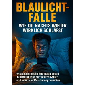Freund, Michael Blaulicht-Falle: Wie du nachts wieder wirklich schläfst: Wissenschaftliche Strategien gegen Bildschirmlicht, für tieferen Schlaf und natürliche Melatoninproduktion Freund, Michael Blaulicht-Falle: Wie du nachts wieder wirklich schläfst: Wissenschaftliche Strategien gegen Bildschirmlicht, für tieferen Schlaf und natürliche Melatoninproduktion