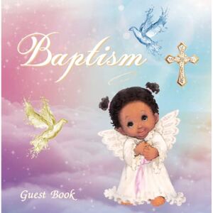 Book, Vintage Party Guest Baptism Guest Book: Cute African American Baby Cirl Christening Guestbook to Sign-in Prayers, Blessings & Wishes, Use At Christenings, Baptisms, ... and Baby Dedications, Full-color interior Book, Vintage Party Guest Baptism Guest Book: Cute African American Baby Cirl Christening Guestbook to Sign-in Prayers, Blessings & Wishes, Use At Christenings, Baptisms, ... and Baby Dedications, Full-color interior