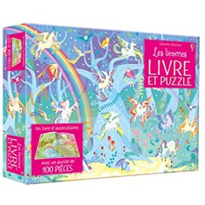 Watt, Fiona Coffret Les licornes (livre + puzzle de 100 pièces) Watt, Fiona Coffret Les licornes (livre + puzzle de 100 pièces)
