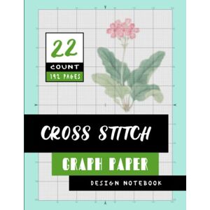 MsKapolo, TheCrossStitch by Cross stitch graph paper 22 count, 192 pages: 22 squares per inch notebook journal for needlework pattern drawing and craft design MsKapolo, TheCrossStitch by Cross stitch graph paper 22 count, 192 pages: 22 squares per inch notebook journal for needlework pattern drawing and craft design