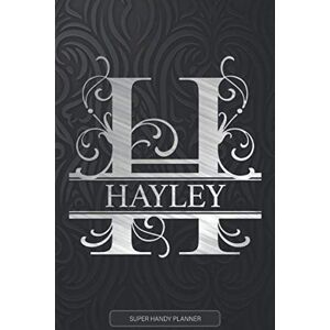Planners, Jennie's Hayley: Monogram Silver Letter H The Hayley Name Hayley Name Custom Gift Planner Calendar Notebook Journal Planners, Jennie's Hayley: Monogram Silver Letter H The Hayley Name Hayley Name Custom Gift Planner Calendar Notebook Journal