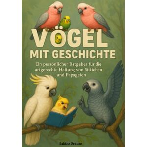 Krause, Sabine Vögel mit Geschichte: Ein persönlicher Ratgeber für die artgerechte Haltung von Sittichen und Papageien Krause, Sabine Vögel mit Geschichte: Ein persönlicher Ratgeber für die artgerechte Haltung von Sittichen und Papageien