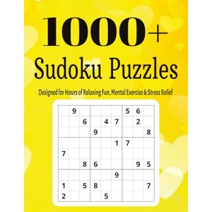 Puzzle books, V.S Shayaan 1000+ Sudoku Puzzles: Designed for Hours of Relaxing Fun, Mental Exercise & Stress Relief Puzzle books, V.S Shayaan 1000+ Sudoku Puzzles: Designed for Hours of Relaxing Fun, Mental Exercise & Stress Relief