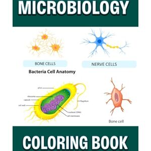 Publication, Snjezuli Microbiology Coloring Book: Microbiology coloring workbook for students featuring bacteria viruses fungi cell structures and lab illustrations for medical nursing and science learners Publication, Snjezuli Microbiology Coloring Book: Microbiology coloring workbook for students featuring bacteria viruses fungi cell structures and lab illustrations for medical nursing and science learners