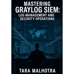 MALHOTRA, TARA MASTERING GRAYLOG SIEM: LOG MANAGEMENT AND SECURITY OPERATIONS: Build Security Operations Centers with AI Powered Threat Detection. Log Analysis, MITRE ATT&CK Mapping, and Production SOC Deployment MALHOTRA, TARA MASTERING GRAYLOG SIEM: LOG MANAGEMENT AND SECURITY OPERATIONS: Build Security Operations Centers with AI Powered Threat Detection. Log Analysis, MITRE ATT&CK Mapping, and Production SOC Deployment