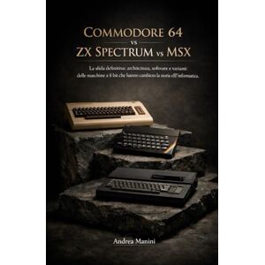 Manini, Andrea COMMODORE 64 vs ZX SPECTRUM vs MSX: La sfida definitiva: architettura, software e varianti delle macchine a 8 bit che hanno cambiato la storia dell'informatica. Manini, Andrea COMMODORE 64 vs ZX SPECTRUM vs MSX: La sfida definitiva: architettura, software e varianti delle macchine a 8 bit che hanno cambiato la storia dell'informatica.