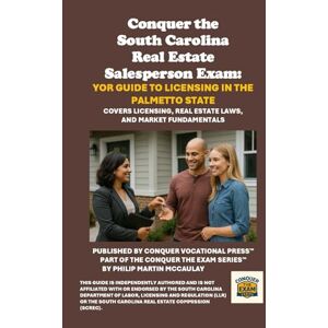 McCaulay, Philip Martin Conquer the South Carolina Real Estate Salesperson Exam: Yor Guide to Licensing in the Palmetto State: Covers Licensing, Real Estate Laws, and Market Fundamentals McCaulay, Philip Martin Conquer the South Carolina Real Estate Salesperson Exam: Yor Guide to Licensing in the Palmetto State: Covers Licensing, Real Estate Laws, and Market Fundamentals