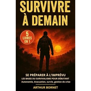 Bornet, Arthur Survivre à Demain (5 livres en 1): Se préparer à l’imprévu : les bases du survivalisme pour débutant Autonomie, évacuation, survie, gestion de crise Bornet, Arthur Survivre à Demain (5 livres en 1): Se préparer à l’imprévu : les bases du survivalisme pour débutant Autonomie, évacuation, survie, gestion de crise