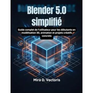 Vectoris, Mira D. Blender 5.0 simplifié: Guide complet de l'utilisateur pour les débutants en modélisation 3D, animation et projets créatifs concrets Vectoris, Mira D. Blender 5.0 simplifié: Guide complet de l'utilisateur pour les débutants en modélisation 3D, animation et projets créatifs concrets