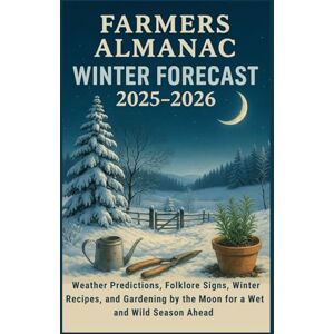 Reid, Carla R. Farmers Almanac Winter Forecast 2025–2026: Weather Predictions, Folklore Signs, Winter Recipes, and Gardening by the Moon for a Wet and Wild Season Ahead Reid, Carla R. Farmers Almanac Winter Forecast 2025–2026: Weather Predictions, Folklore Signs, Winter Recipes, and Gardening by the Moon for a Wet and Wild Season Ahead