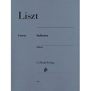 Franz Liszt Liszt: Ballads piano Henle (HN 490): Instrumentation: Piano solo Franz Liszt Liszt: Ballads piano Henle (HN 490): Instrumentation: Piano solo