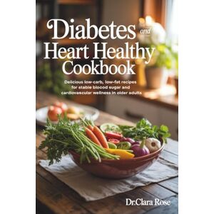 ROSE, Dr. CLARA Diabetes and Heart Healthy Cookbook For Seniors: Delicious Low-Carb, Low-Fat Recipes for Stable Blood Sugar and Cardiovascular Wellness in Older Adults ROSE, Dr. CLARA Diabetes and Heart Healthy Cookbook For Seniors: Delicious Low-Carb, Low-Fat Recipes for Stable Blood Sugar and Cardiovascular Wellness in Older Adults