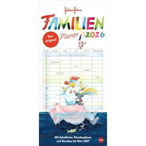 Heine, Helme Helme Heine: Familienplaner 2026: Familienkalender mit 5 Spalten. Liebevoll illustrierter Familien-Wandkalender mit Schulferien und Stundenplänen. Heine, Helme Helme Heine: Familienplaner 2026: Familienkalender mit 5 Spalten. Liebevoll illustrierter Familien-Wandkalender mit Schulferien und Stundenplänen.