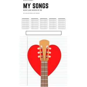 Matters, Melody My Songs: Guitar Tab Song Writing Manuscript 5 Chord Boxes Lyric Lines (Blank Music Paper) Chord chart included Matters, Melody My Songs: Guitar Tab Song Writing Manuscript 5 Chord Boxes Lyric Lines (Blank Music Paper) Chord chart included