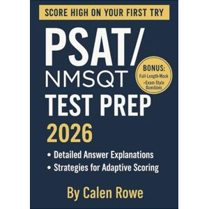 Rowe, Calen PSAT/NMSQT TEST PREP 2026: "Master the Skills, Build Confidence, and Reach Your Full Score Potential” Rowe, Calen PSAT/NMSQT TEST PREP 2026: "Master the Skills, Build Confidence, and Reach Your Full Score Potential”