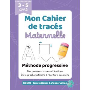 Fun Family Moments, Soizic Cahier de tracés maternelle – Apprendre à écrire pas à pas: Tracés, lettres, chiffres et premiers mots – Méthode progressive pour enfants de 3 à 5 ans Fun Family Moments, Soizic Cahier de tracés maternelle – Apprendre à écrire pas à pas: Tracés, lettres, chiffres et premiers mots – Méthode progressive pour enfants de 3 à 5 ans