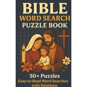 Puzzle Books, HM Bible Word Search Puzzle Book: Word Searches with Easy to Read print about Bible, Faith, Peace and Joy 6x9 inches, 110 pages 50+ puzzles Great Gift for vacation, Holidays, and Free Time Puzzle Books, HM Bible Word Search Puzzle Book: Word Searches with Easy to Read print about Bible, Faith, Peace and Joy 6x9 inches, 110 pages 50+ puzzles Great Gift for vacation, Holidays, and Free Time