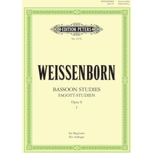 WEISSENBORN BASSOON STUDIES OP8 VOL1 WEISSENBORN BASSOON STUDIES OP8 VOL1