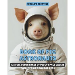 Bratton, Doug World's Greatest Book of Pig Astronauts: 125 Full Color Pages of Piggy Space Cadets Coffee Table Book For Kids 8x10 inches, 125 pages Best Gift for Kids to Spend Free Time Bratton, Doug World's Greatest Book of Pig Astronauts: 125 Full Color Pages of Piggy Space Cadets Coffee Table Book For Kids 8x10 inches, 125 pages Best Gift for Kids to Spend Free Time