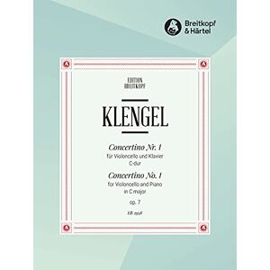 Klengel, Julius Concertino No.1 in C major, op.7 cello and piano (EB 2938) (BREITKOPF HRTEL) Klengel, Julius Concertino No.1 in C major, op.7 cello and piano (EB 2938) (BREITKOPF HRTEL)