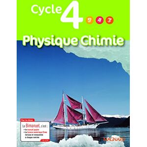 Physique Chimie Cycle 4 (5e/4e/3e): Bimanuel Magnard : le manuel papier + la licence numérique Elève incluse. Physique Chimie Cycle 4 (5e/4e/3e): Bimanuel Magnard : le manuel papier + la licence numérique Elève incluse.