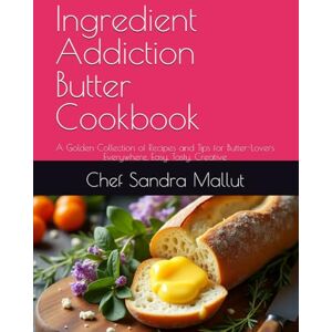 Mallut, Chef Sandra Ingredient Addiction Butter Cookbook: A Golden Collection of Recipes and Tips for Butter-Lovers Everywhere, Easy, Tasty, Creative Mallut, Chef Sandra Ingredient Addiction Butter Cookbook: A Golden Collection of Recipes and Tips for Butter-Lovers Everywhere, Easy, Tasty, Creative