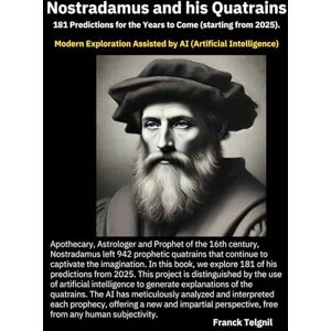 Telgnil, M. Francky NOSTRADAMUS 181 Predictions for the Coming Years (from 2025).: Modern Exploration Assisted by AI (Artificial Intelligence) Telgnil, M. Francky NOSTRADAMUS 181 Predictions for the Coming Years (from 2025).: Modern Exploration Assisted by AI (Artificial Intelligence)