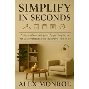 Monroe, Alex Simplify in Seconds: 5-Minute Decluttering and Organizing Hacks for Busy Professionals to Transform Their Home Monroe, Alex Simplify in Seconds: 5-Minute Decluttering and Organizing Hacks for Busy Professionals to Transform Their Home
