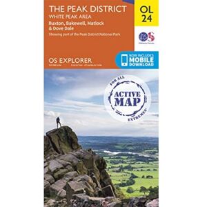 Ordnance Survey The Peak District: White Peak Area Map Weatherproof Peak District National Park OS Explorer Active Map OL 24 England Walks Hiking Maps Adventure Ordnance Survey The Peak District: White Peak Area Map Weatherproof Peak District National Park OS Explorer Active Map OL 24 England Walks Hiking Maps Adventure