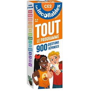 Play Bac Éditions Les incollables Tout le programme du CE2 8/9 ans: 900 questions réponses pour réviser en 2 éventails Play Bac Éditions Les incollables Tout le programme du CE2 8/9 ans: 900 questions réponses pour réviser en 2 éventails