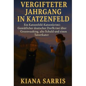 Sarris, Kiana Vergifteter Jahrgang in Katzenfeld: Ein Katzenfeld-Katzenkrimi: Gemütlicher deutscher Dorfkrimi über Greenwashing, alte Schuld und einen Tatortkater: 3 Sarris, Kiana Vergifteter Jahrgang in Katzenfeld: Ein Katzenfeld-Katzenkrimi: Gemütlicher deutscher Dorfkrimi über Greenwashing, alte Schuld und einen Tatortkater: 3