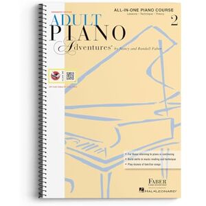 Adult Piano Adventures All-in-One Book 2 Piano Method with Media Online Early Intermediate Piano Songs, Music Theory and Technique Faber Piano Adventures for Adult Learners: Spiral Bound Adult Piano Adventures All-in-One Book 2 Piano Method with Media Online Early Intermediate Piano Songs, Music Theory and Technique Faber Piano Adventures for Adult Learners: Spiral Bound
