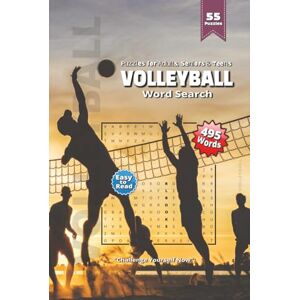 Books, RL Volleyball Word Search Puzzle Book: Beach & Indoor Volleyball Word Searches Featuring Sets, Digs, Rotations & More 6x9 Inches, 110 Pages 50+ Puzzles – Fun for All Ages Books, RL Volleyball Word Search Puzzle Book: Beach & Indoor Volleyball Word Searches Featuring Sets, Digs, Rotations & More 6x9 Inches, 110 Pages 50+ Puzzles – Fun for All Ages