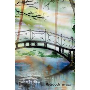 S, Yash Notebook: Bridge painting Print Composition Notebook Hardcover Lined 200 Pages 6" x 9 S, Yash Notebook: Bridge painting Print Composition Notebook Hardcover Lined 200 Pages 6" x 9