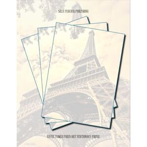 Silly Peacock Publishing Eiffel Tower Paris Art Stationary Paper: Paris Eiffel Tower Stationery Letterhead Paper, Set of 50 Sheets for Writing, Flyers, Notes, Crafting, ... Events, School & Office Supplies, 8.5 x 11 Inch Silly Peacock Publishing Eiffel Tower Paris Art Stationary Paper: Paris Eiffel Tower Stationery Letterhead Paper, Set of 50 Sheets for Writing, Flyers, Notes, Crafting, ... Events, School & Office Supplies, 8.5 x 11 Inch