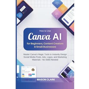Clark, Mason How to Use Canva AI for Beginners, Content Creators & Small Businesses: Master Canva’s Magic Tools to Instantly Design Social Media Posts, Ads, Logos, ... AI, Gadgets, and Future Tech Simplified) Clark, Mason How to Use Canva AI for Beginners, Content Creators & Small Businesses: Master Canva’s Magic Tools to Instantly Design Social Media Posts, Ads, Logos, ... AI, Gadgets, and Future Tech Simplified)