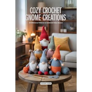 Hamm, Eadgar Cozy Crochet Gnome Creations: 24 Whimsical Patterns to Celebrate Every Season Hamm, Eadgar Cozy Crochet Gnome Creations: 24 Whimsical Patterns to Celebrate Every Season