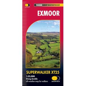 Harvey Maps Exmoor Superwalker XT25 Map (1:25,000 scale) Harvey Maps Exmoor Superwalker XT25 Map (1:25,000 scale)