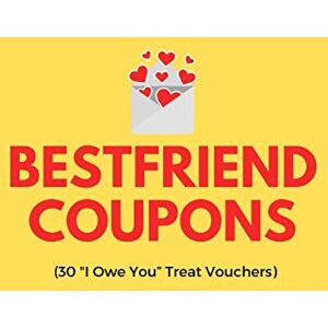 Press, RealLove Best Friend Coupons (30 "I Owe You” Treat Vouchers): Pre-Filled and Blank Treats For Your Bestie To Show Your Appreciation and Spend Time Together Great Birthday Or Christmas Present Idea Press, RealLove Best Friend Coupons (30 "I Owe You” Treat Vouchers): Pre-Filled and Blank Treats For Your Bestie To Show Your Appreciation and Spend Time Together Great Birthday Or Christmas Present Idea