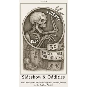 Rustfetish Sideshow & Oddities: Bent beauty and sacred strangeness, etched forever on the Buffalo Nickel. (Curtainfall Series) Rustfetish Sideshow & Oddities: Bent beauty and sacred strangeness, etched forever on the Buffalo Nickel. (Curtainfall Series)