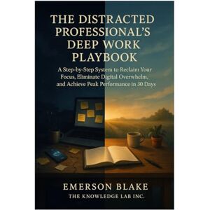 Blake, Emerson The Distracted Professional’s Deep Work Playbook: A Step-by-Step System to Reclaim Your Focus, Eliminate Digital Overwhelm, and Achieve Peak performance in 30 Days Blake, Emerson The Distracted Professional’s Deep Work Playbook: A Step-by-Step System to Reclaim Your Focus, Eliminate Digital Overwhelm, and Achieve Peak performance in 30 Days