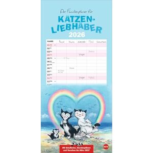 Hartmann, Sven Jacob Familienplaner für Katzenliebhaber 2026: Terminkalender für Katzenliebhaber. Praktischer Familienkalender mit 5 Spalten. Liebvoll illustrierter Wandplaner für Familien. Hartmann, Sven Jacob Familienplaner für Katzenliebhaber 2026: Terminkalender für Katzenliebhaber. Praktischer Familienkalender mit 5 Spalten. Liebvoll illustrierter Wandplaner für Familien.