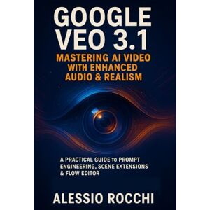 Rocchi, Alessio Google Veo 3.1: Mastering AI Video with Enhanced Audio & Realism: A Practical Guide to Prompt Engineering, Scene Extensions & Flow Editor Rocchi, Alessio Google Veo 3.1: Mastering AI Video with Enhanced Audio & Realism: A Practical Guide to Prompt Engineering, Scene Extensions & Flow Editor