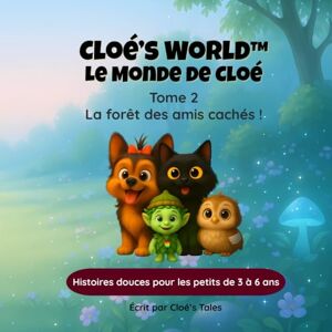 Cloé's Tales Le Monde de Cloé — Tome 2 : La Forêt des Amis Cachés: Une aventure illustrée de 80 pages avec des histoires tendres et quelques jeux et coloriages en bonus, pour les enfants de 3 à 6 ans. Cloé's Tales Le Monde de Cloé — Tome 2 : La Forêt des Amis Cachés: Une aventure illustrée de 80 pages avec des histoires tendres et quelques jeux et coloriages en bonus, pour les enfants de 3 à 6 ans.
