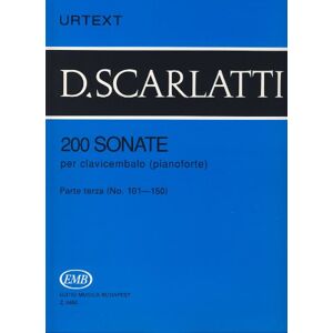 Scarlatti, Domenico 200 Sonate per clavicembalo (pianoforte) Parte terza (No. 101-150) Volume 3 Scarlatti, Domenico 200 Sonate per clavicembalo (pianoforte) Parte terza (No. 101-150) Volume 3