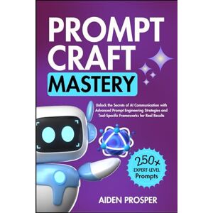 Prosper, Aiden PromptCraft Mastery: Unlock the Secrets of AI Communication with Advanced Prompt Engineering Strategies, and Tool-Specific Frameworks for Real Results Prosper, Aiden PromptCraft Mastery: Unlock the Secrets of AI Communication with Advanced Prompt Engineering Strategies, and Tool-Specific Frameworks for Real Results